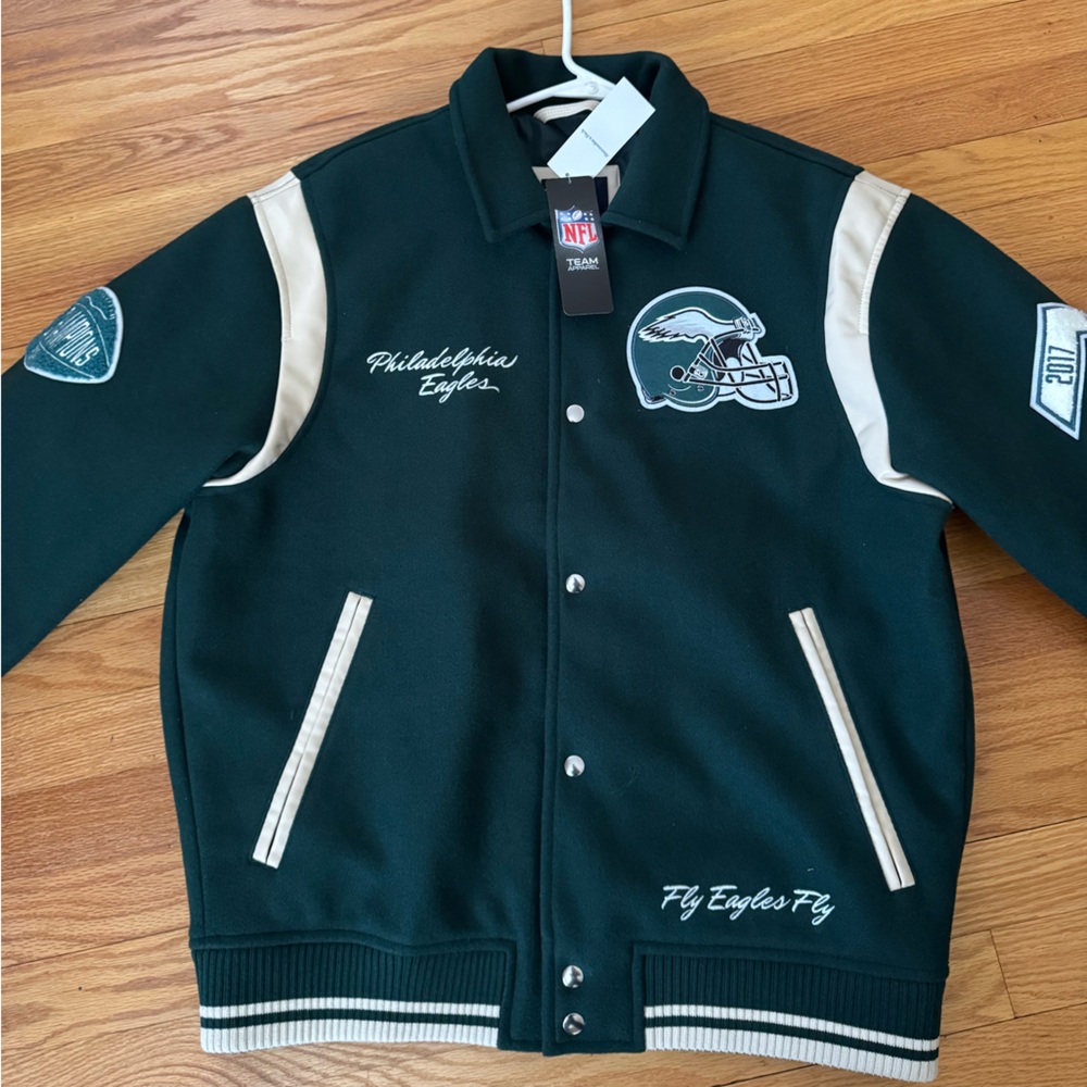 Abercrombie & Fitch Dark Green NFL Team Jacket